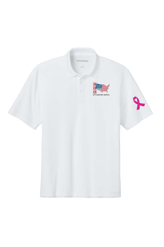 Port Authority® Wearever Performance Pique Polo - Breast Cancer Awareness 2026