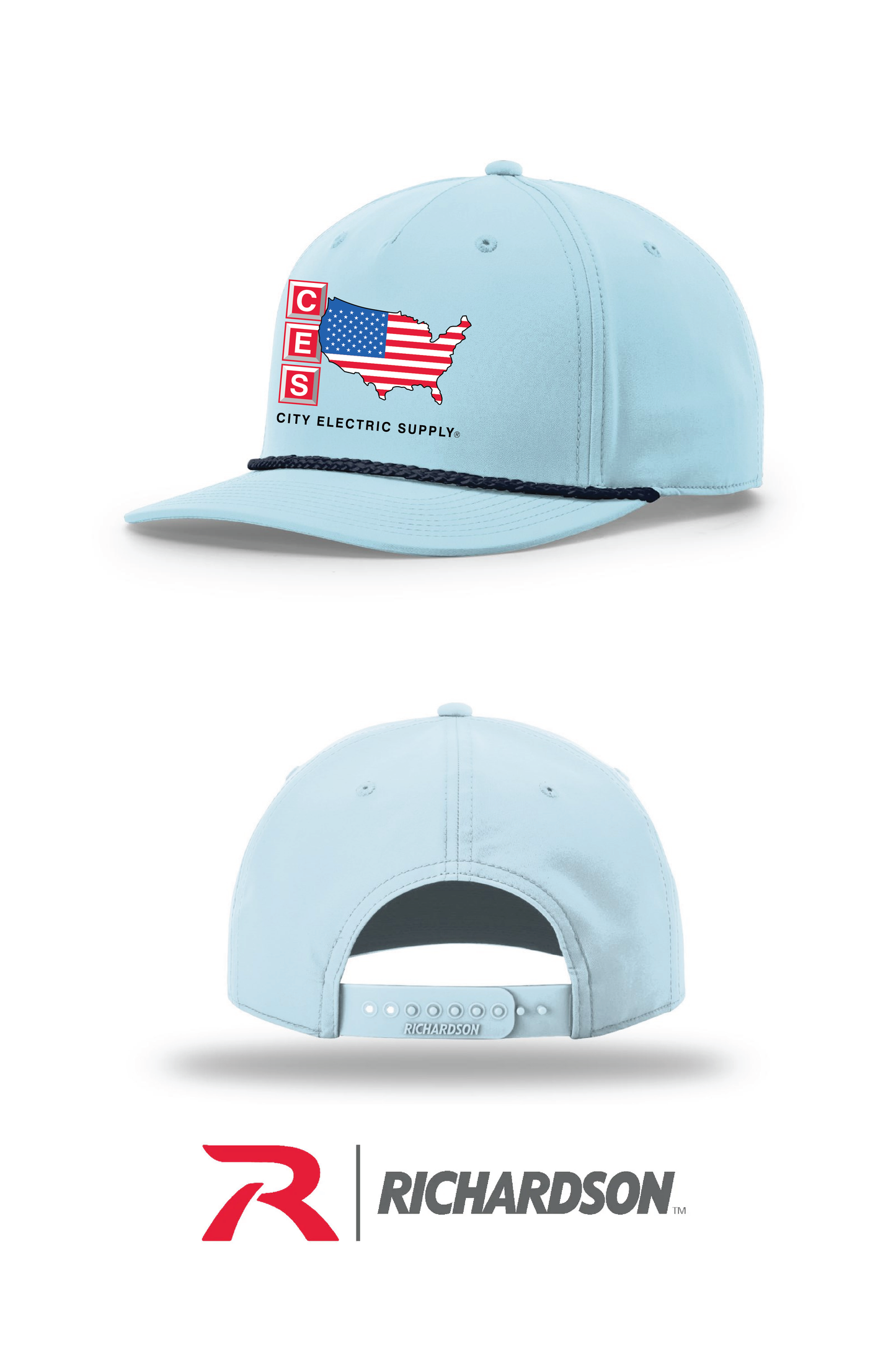Richardson 258 Five Panel Classic Rope Cap