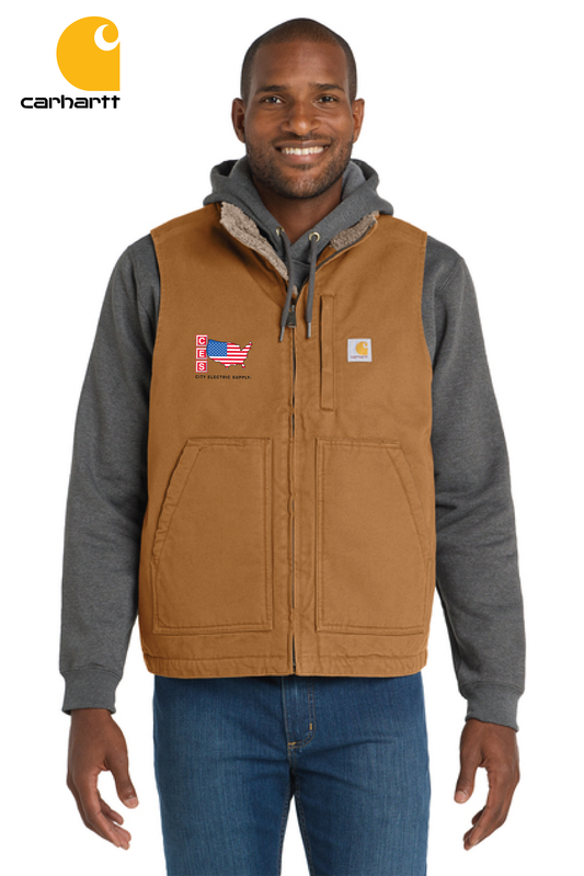 Carhartt® Sherpa-Lined Mock Neck Vest