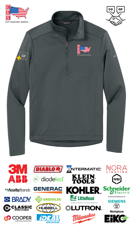 Eddie Bauer® Smooth Mid Layer Fleece 1/2-Zip - Co-op