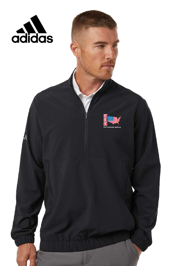 Adidas Men's Stretch Woven Half-Zip Pullover