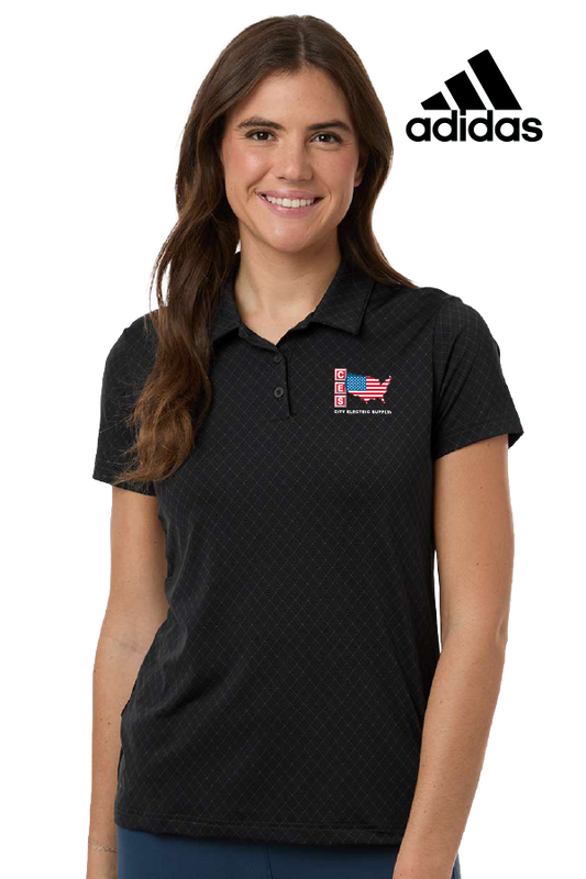 Adidas Women's 4-Way Stretch Printed Polo