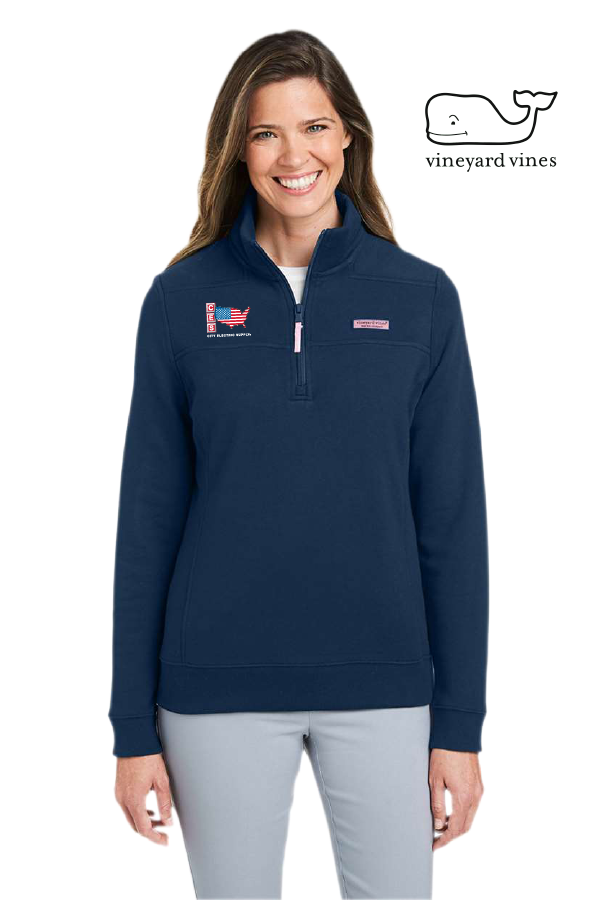 vineyard vines Women’s Collegiate Shep Quarter-Zip Sweatshirt