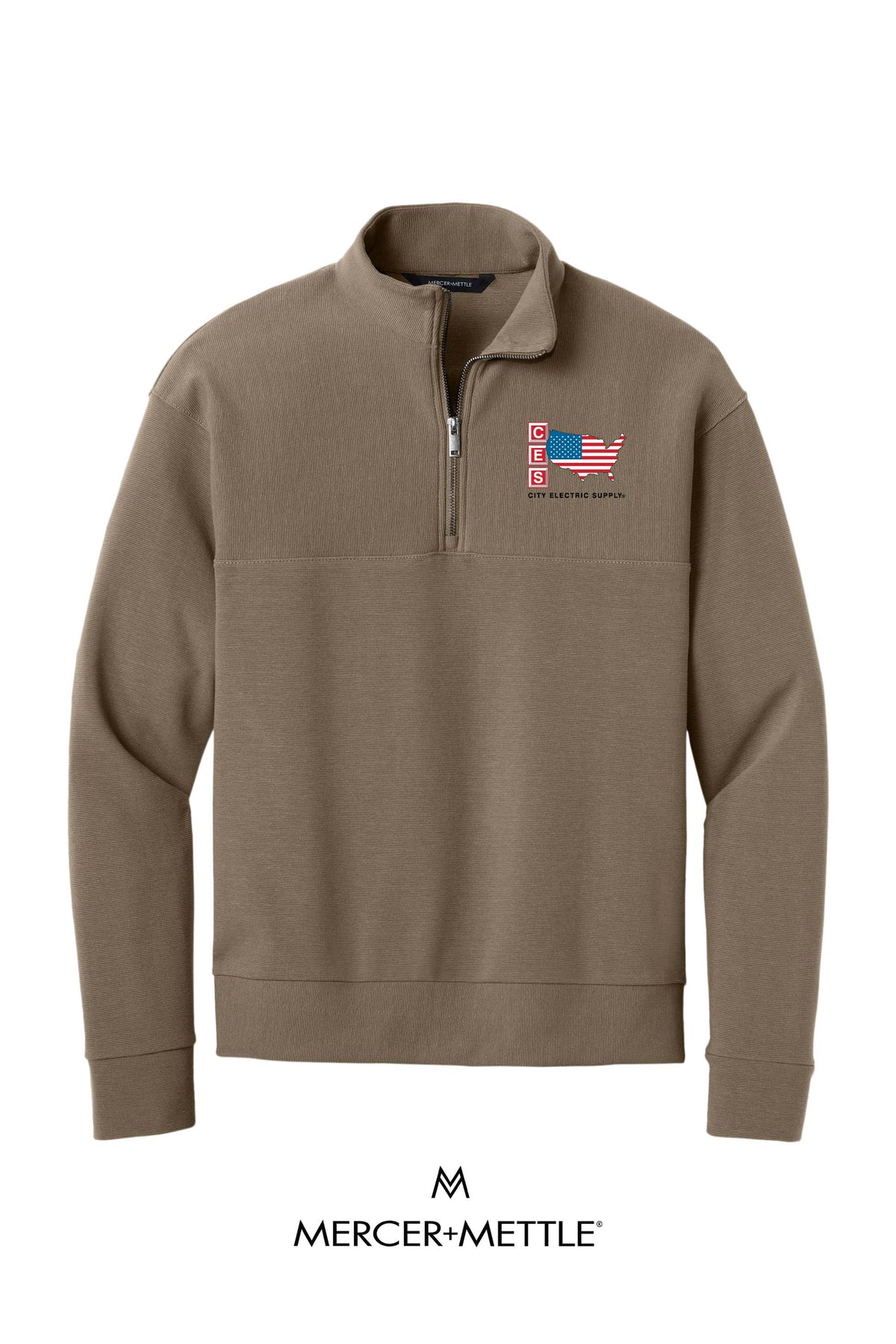 Mercer+Mettle® Linear Texture 1/4-Zip