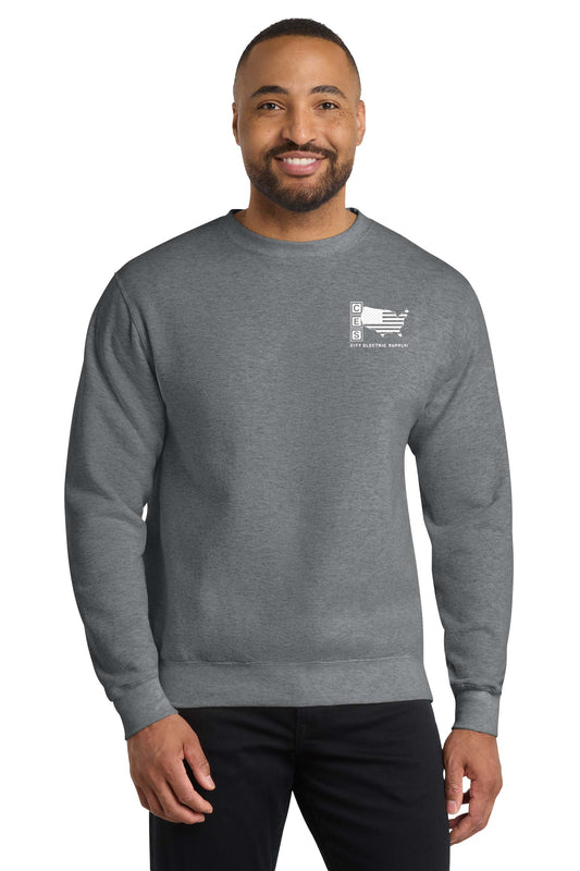 Port & Co® Core Fleece Crewneck Sweatshirt - Veterans Day