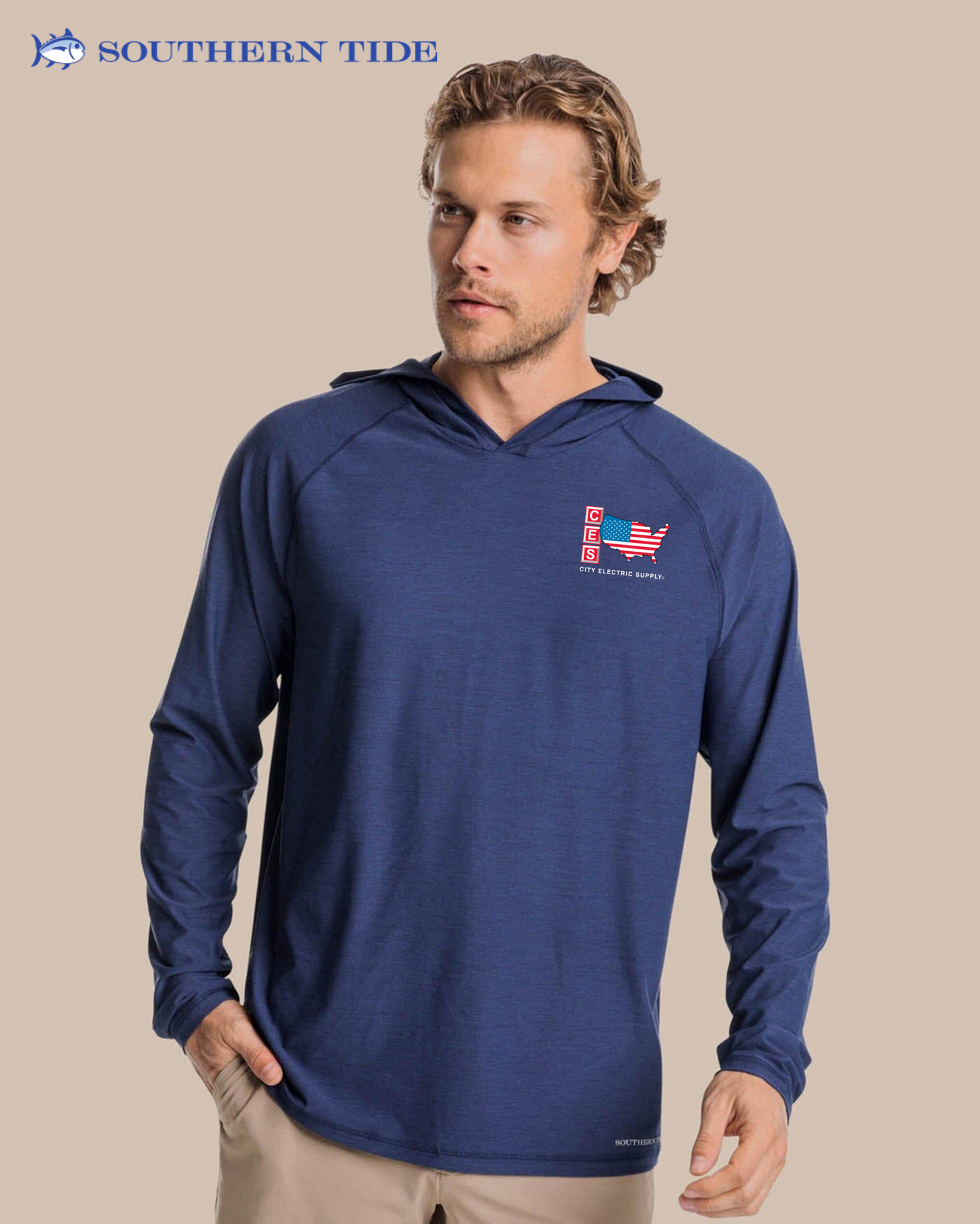 Southern Tide Men's brrr°®-illiant Performance Hoodie