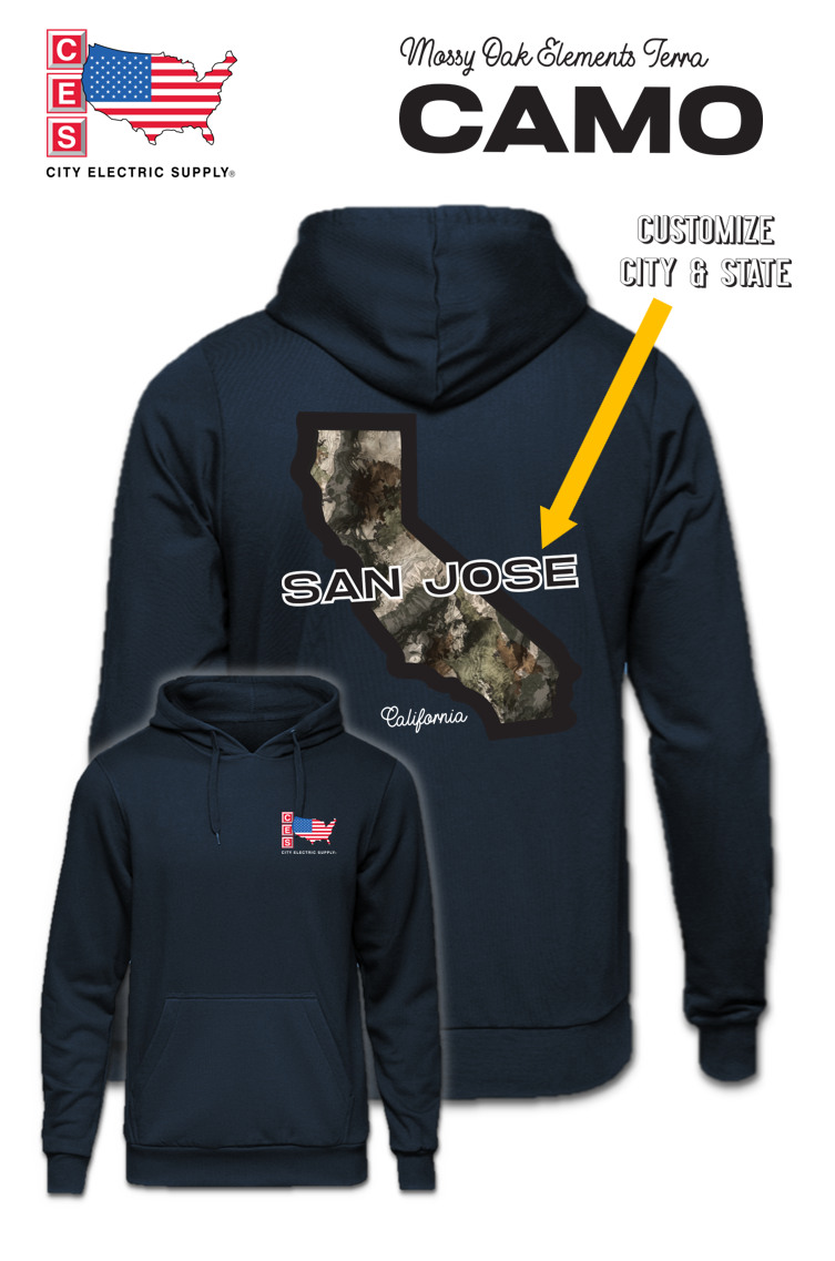 Hooded Sweatshirt - Terra Camo - CUSTOM