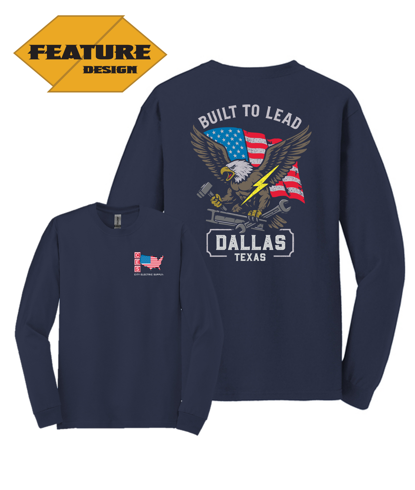 Core Blend Long Sleeve - Built To Lead - CUSTOM