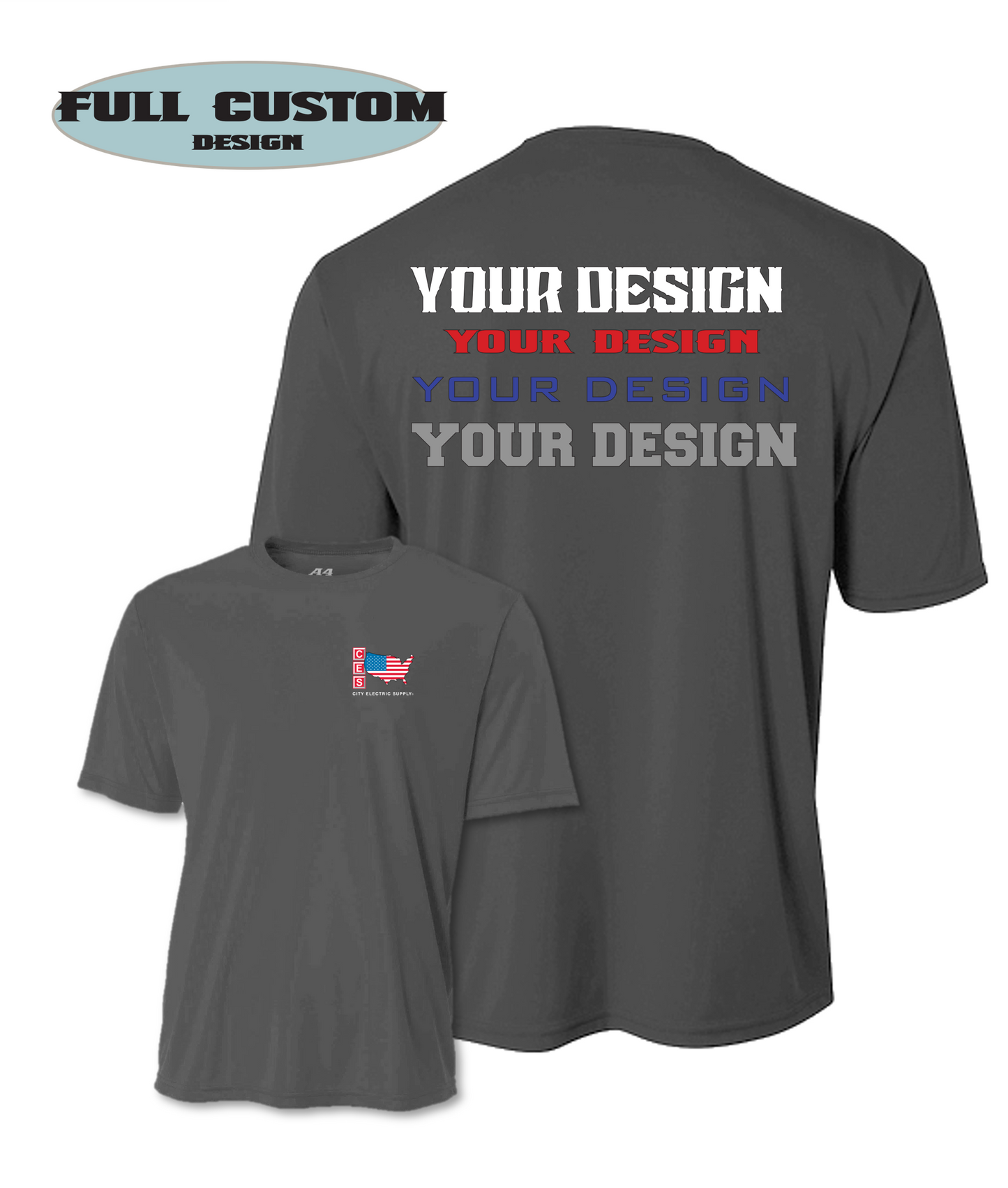 Cooling Performance Short Sleeve Tee - FULL CUSTOM REQUEST