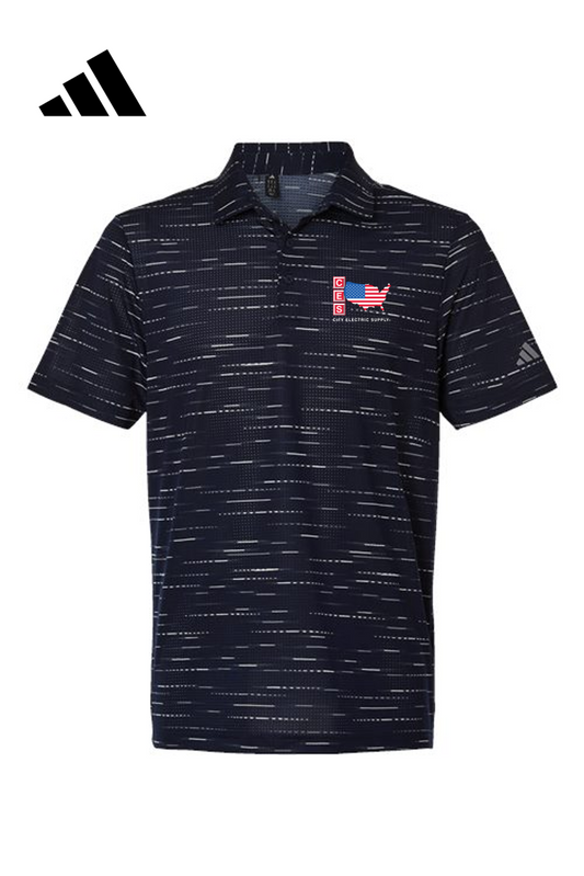 Adidas Men's Ultimate365 Mesh Glimmer Print Polo