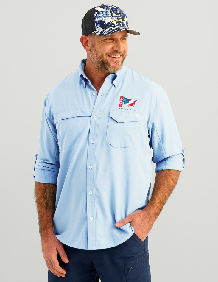 HUK Tide Point Long Sleeve Shirt
