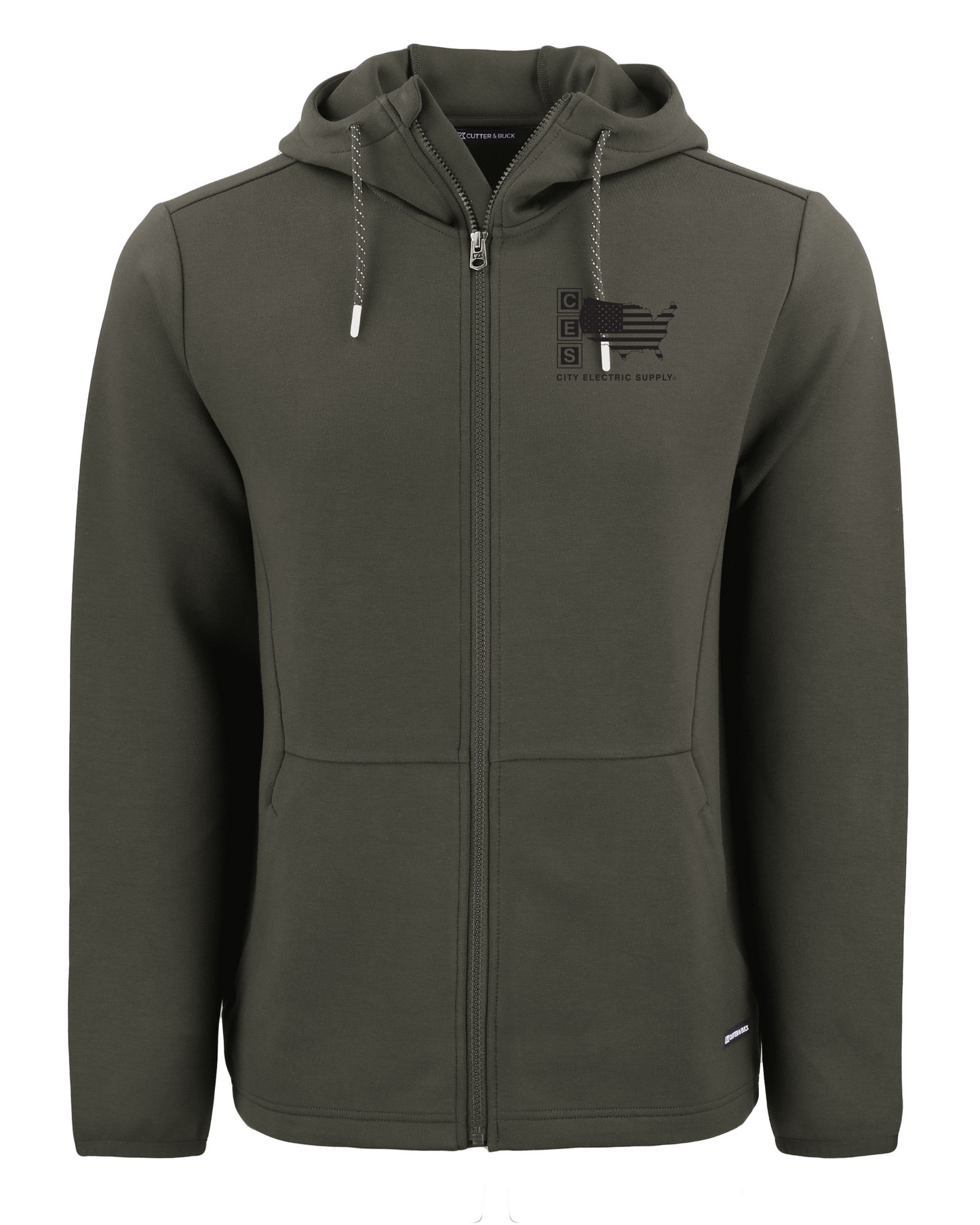 Roam Epic Comfort Recycled Mens Full Zip Hooded Jacket