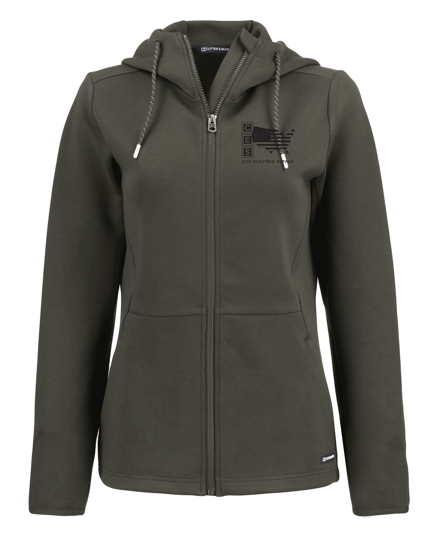 Roam Epic Comfort Recycled Womens Full Zip Hooded Jacket
