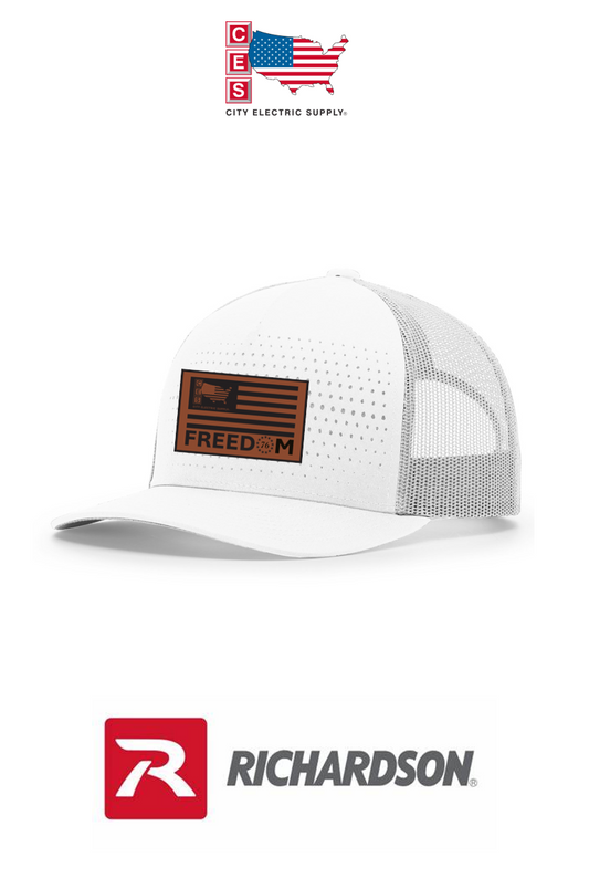Richardson 163 | LASER CUT FIVE PANEL TRUCKER- America 250