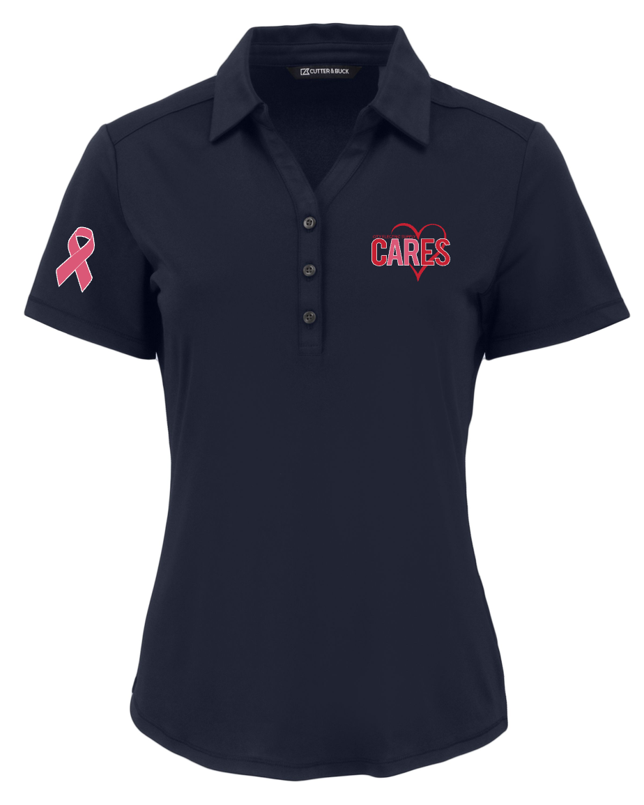 Cutter & Buck Forge Eco Stretch Womens Polo - Breast Cancer Awareness