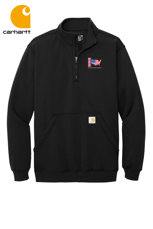 Carhartt® Midweight 1/4-Zip Mock Neck Sweatshirt