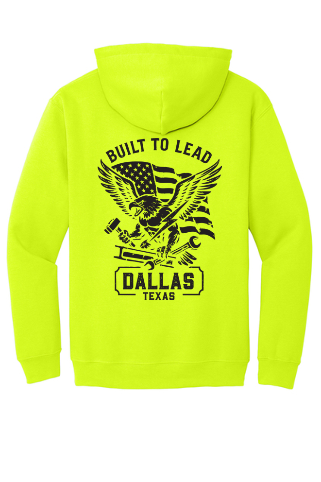 Hooded Sweatshirt - Built To Lead - CUSTOM