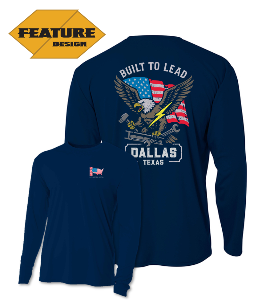 Cooling Performance Long Sleeve - Built To Lead - CUSTOM