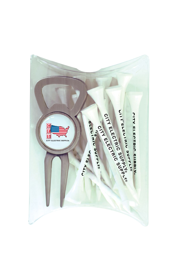 Pillow Pack Tees & Bottle Opener Divot Tool
