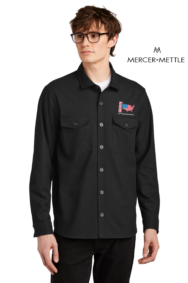 Mercer+Mettle® Long Sleeve Twill Overshirt