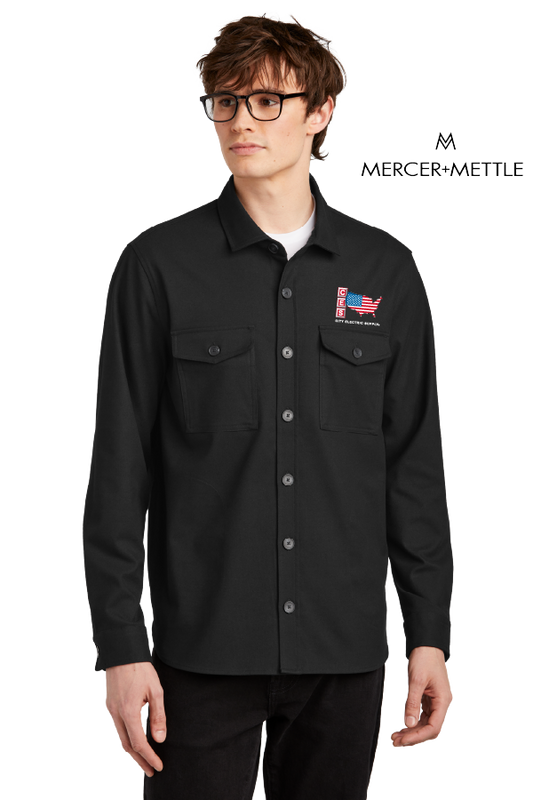 Mercer+Mettle® Long Sleeve Twill Overshirt