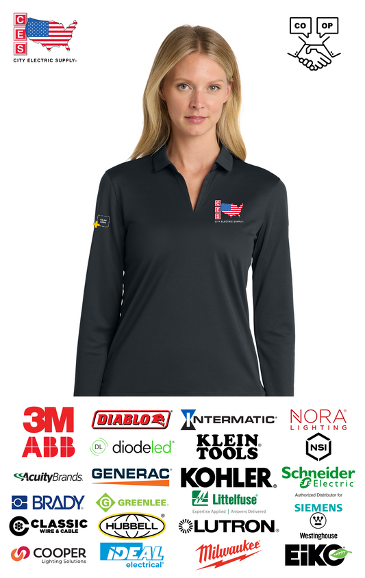 Nike Women's Dri-FIT Micro Pique 2.0 Long Sleeve Polo - Co-op