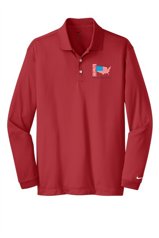 Nike Men's Long Sleeve Dri-FIT Stretch Tech Polo