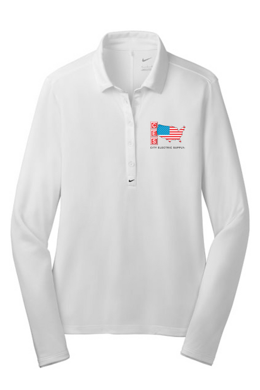 Nike Women's Long Sleeve Dri-FIT Stretch Tech Polo