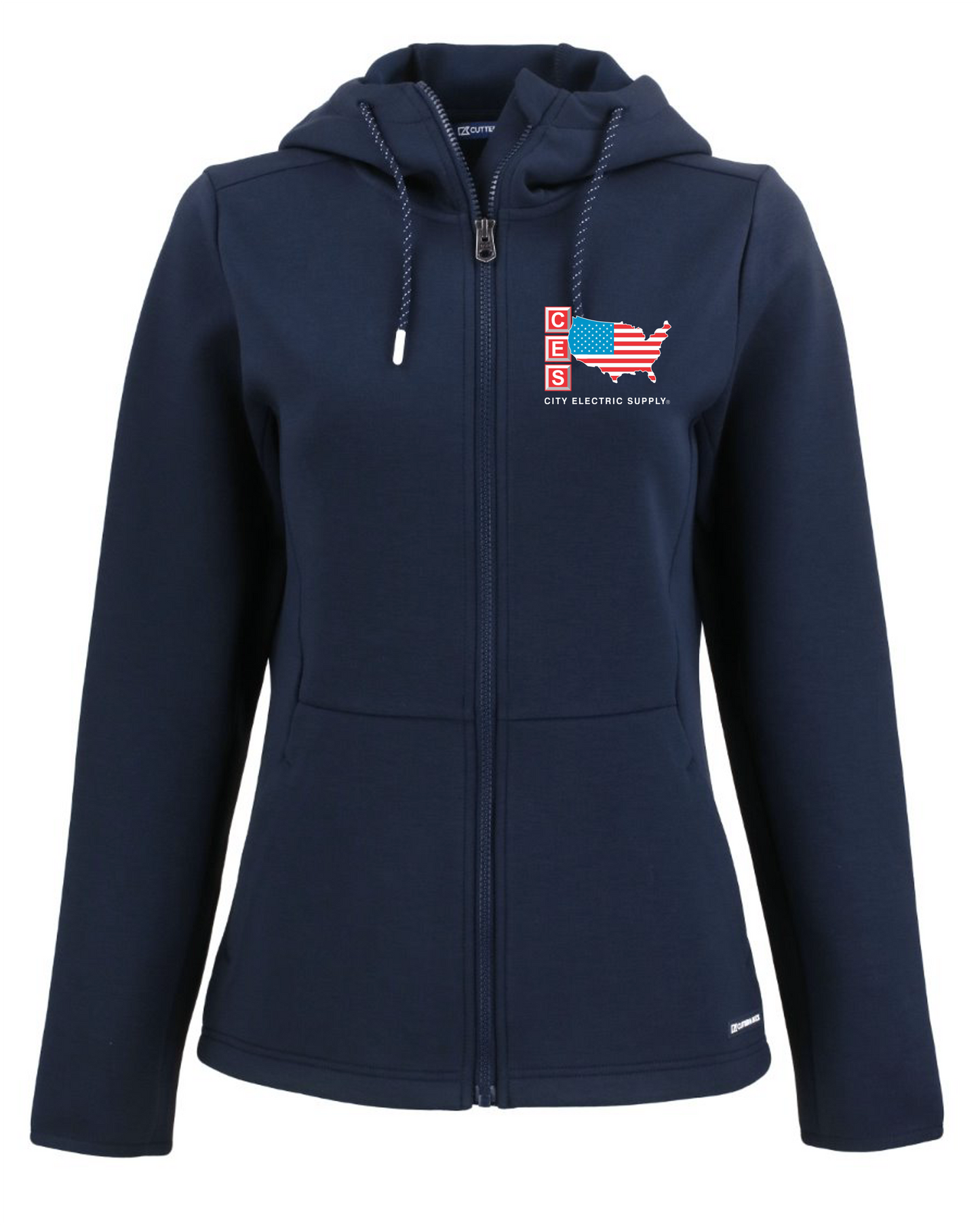 Roam Epic Comfort Recycled Womens Full Zip Hooded Jacket