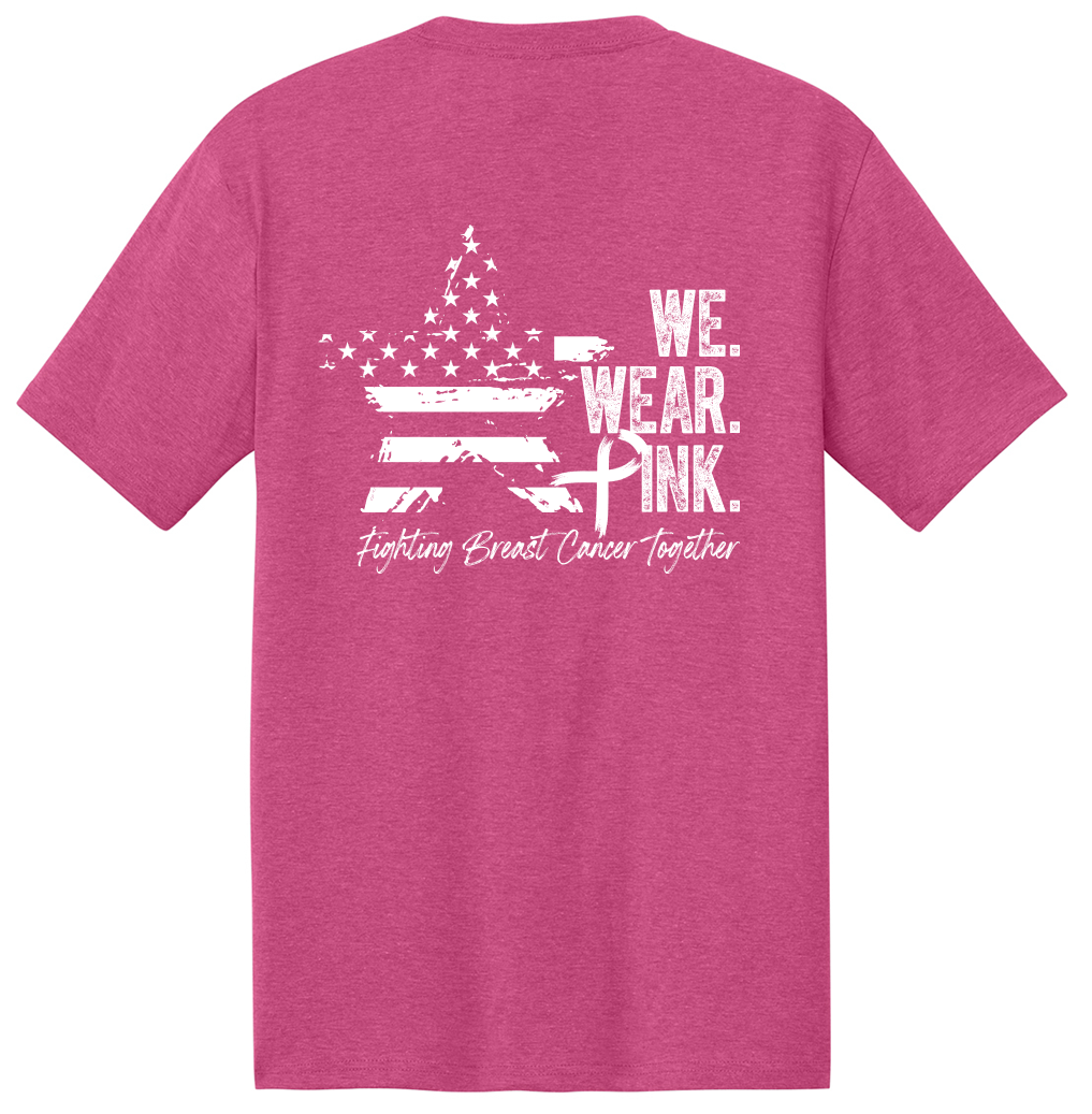 Perfect Triblend Blend Tee - Breast Cancer Awareness