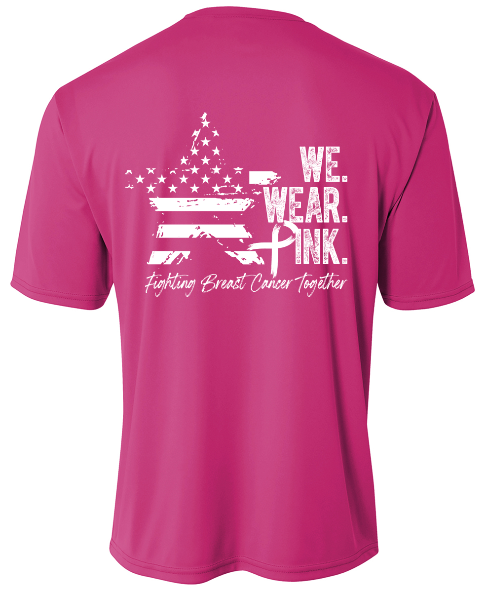 Cooling Performance Short Sleeve Tee - Breast Cancer Awareness