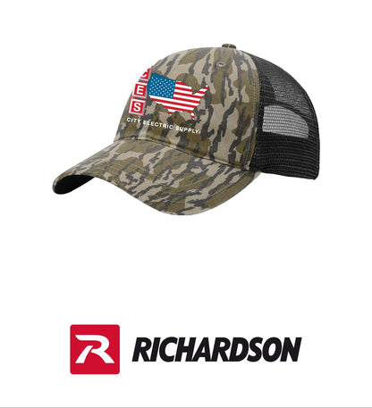 Richardson Garment Washed Printed Trucker