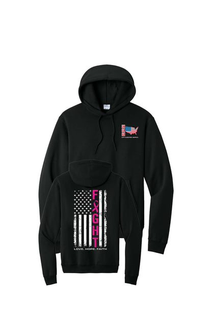 Port & Co® Core Fleece Pullover Hooded Sweatshirt - Breast Cancer Awareness 2026