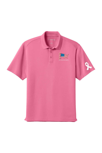 Port Authority® Wearever Performance Pique Polo - Breast Cancer Awareness 2026
