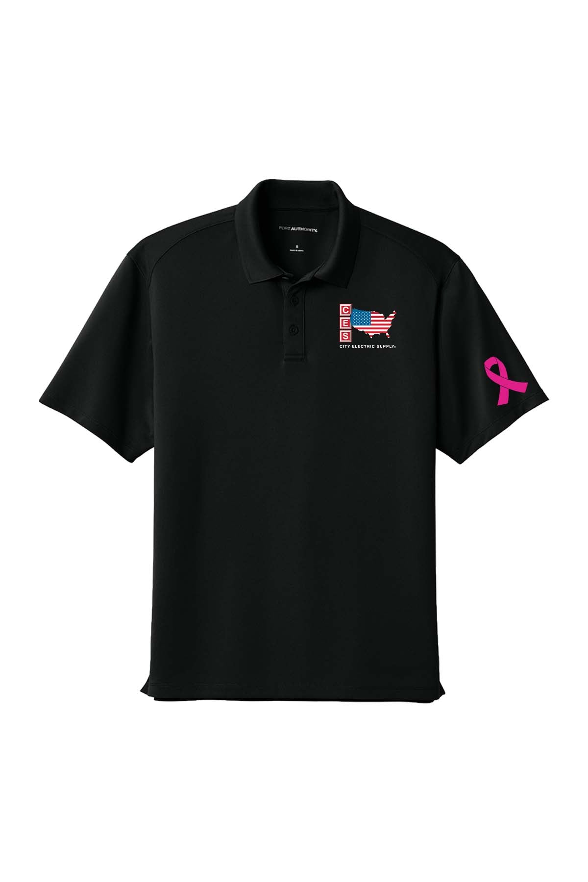 Port Authority® Wearever Performance Pique Polo - Breast Cancer Awareness 2026