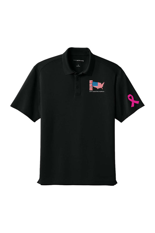 Port Authority® Wearever Performance Pique Polo - Breast Cancer Awareness 2026