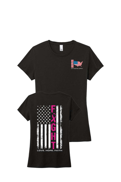 Women’s Perfect Triblend Blend Tee - Breast Cancer Awareness 2026