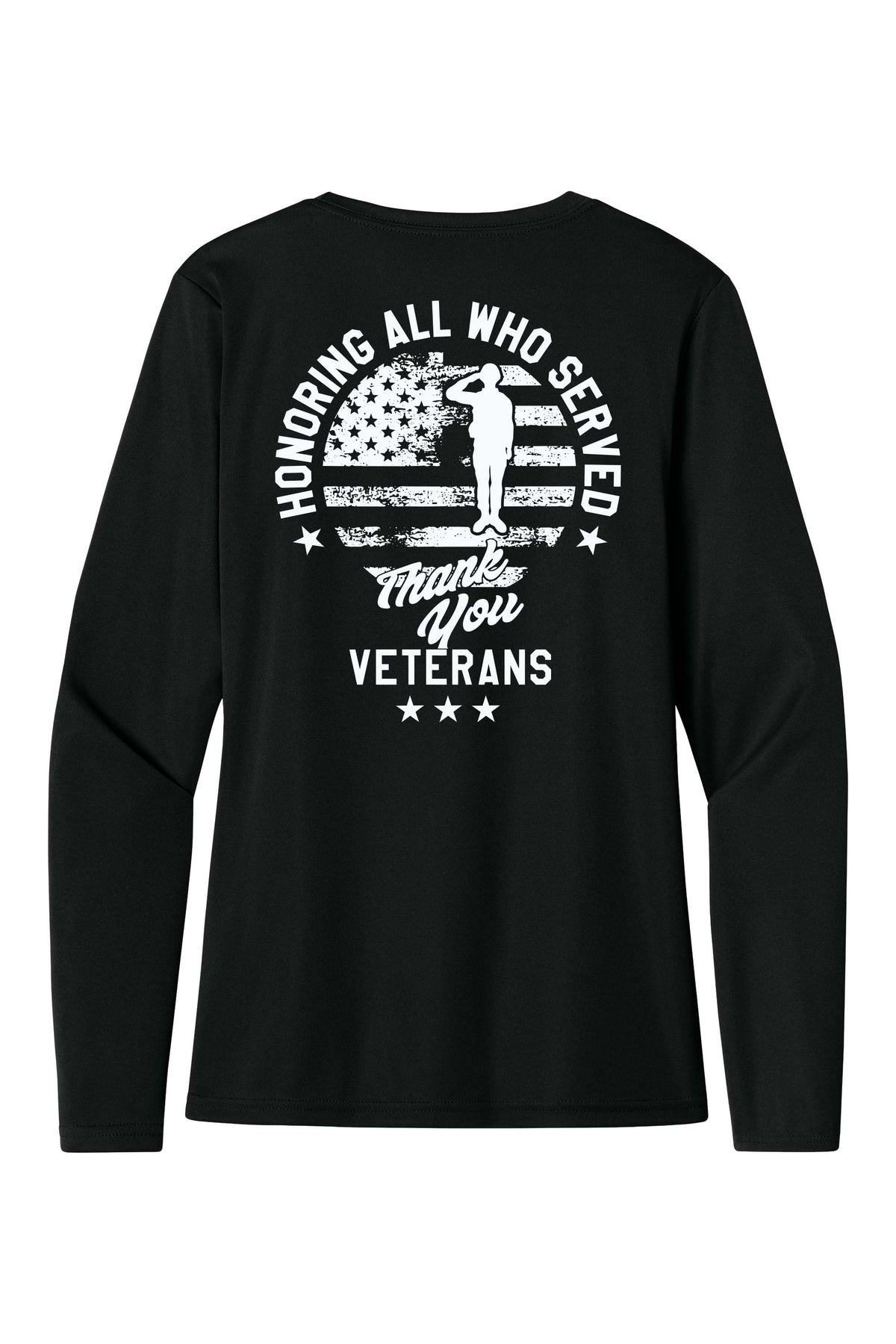 A4 Women’s Cooling Performance Long Sleeve Tee - Veterans Day