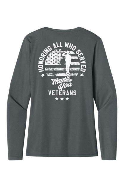 A4 Women’s Cooling Performance Long Sleeve Tee - Veterans Day