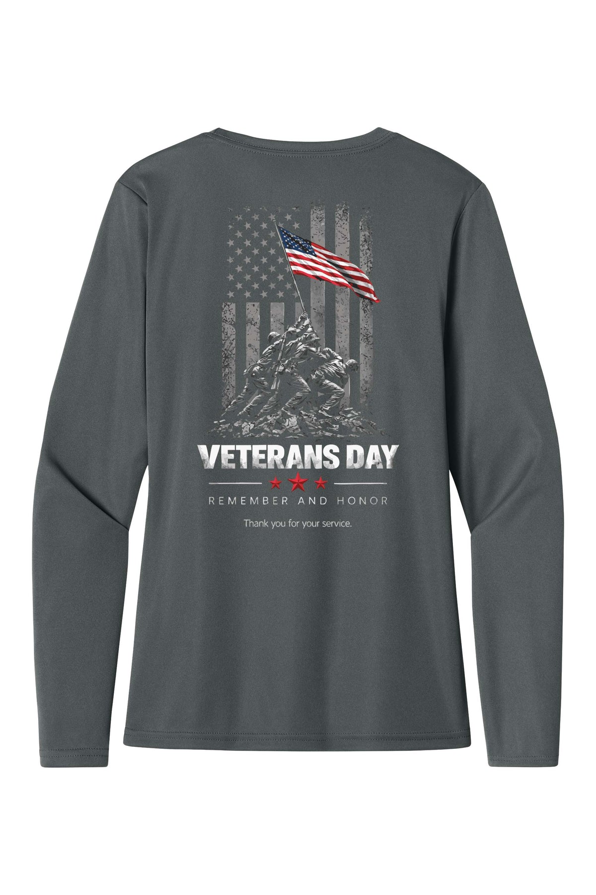 A4 Women’s Cooling Performance Long Sleeve Tee - Veterans Day