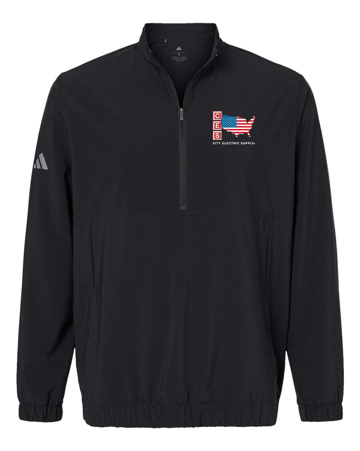 Adida Men's Stretch Woven Half-Zip Pullover