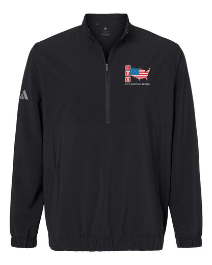 Adida Men's Stretch Woven Half-Zip Pullover