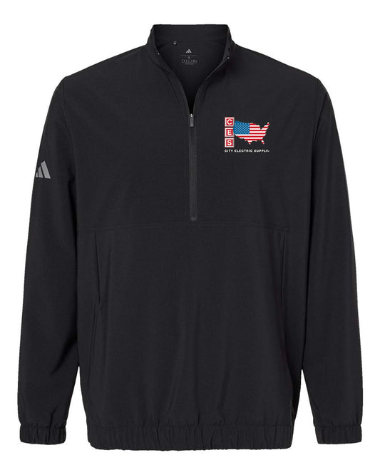 Adida Men's Stretch Woven Half-Zip Pullover