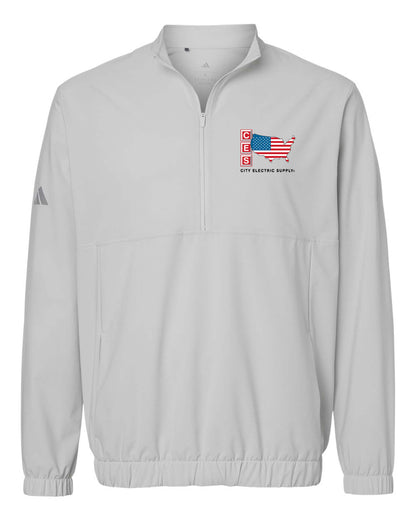 Adida Men's Stretch Woven Half-Zip Pullover