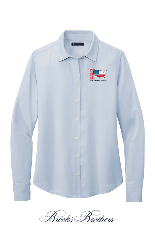 Brooks Brothers® Women’s Full-Button Satin Blouse