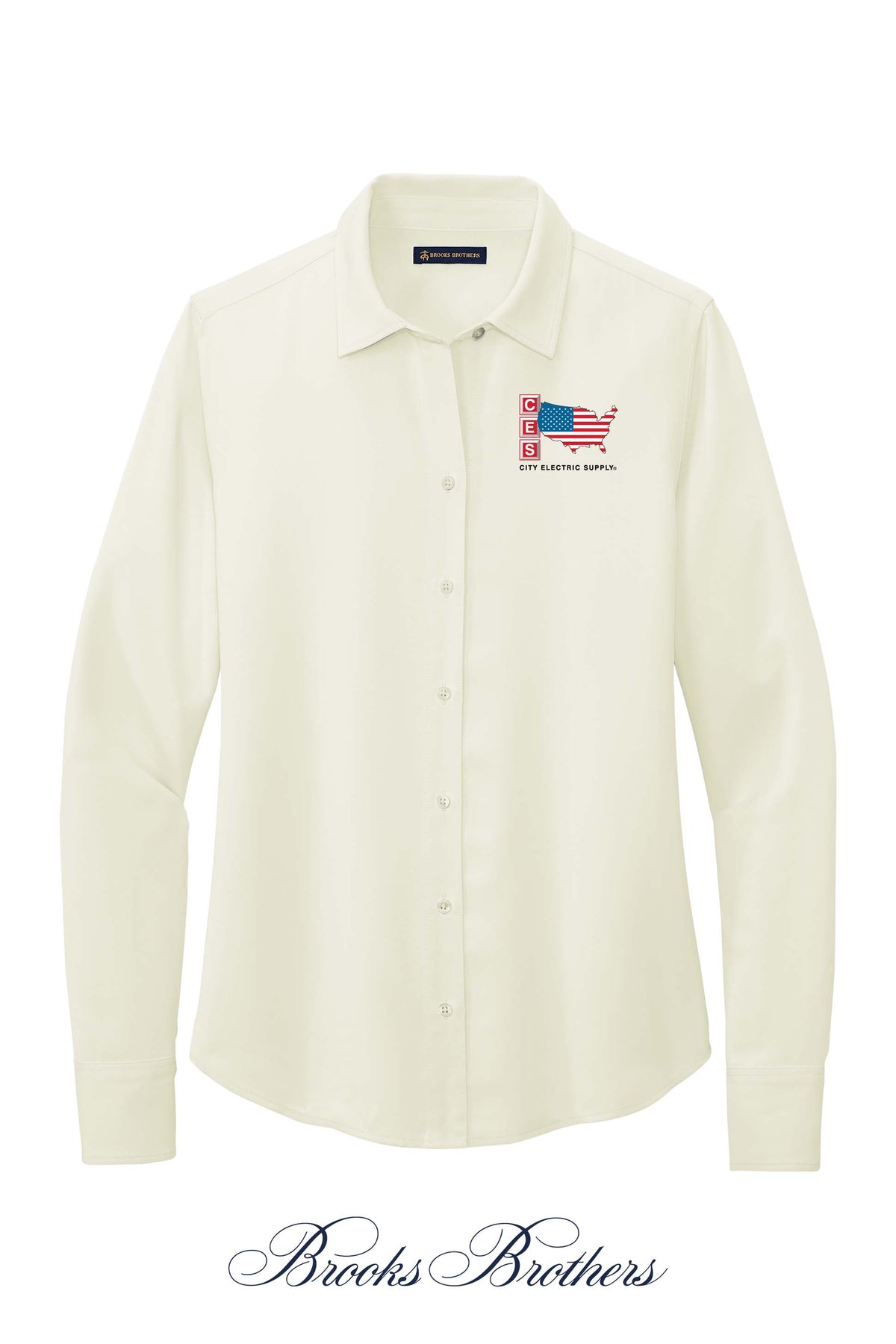 Brooks Brothers® Women’s Full-Button Satin Blouse