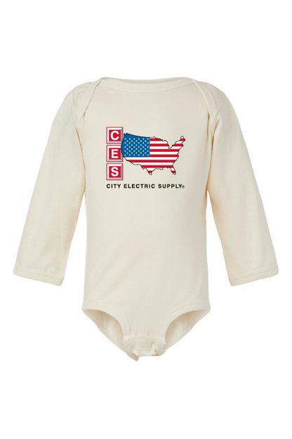 Rabbit Skins Infant Fine Jersey Long Sleeve Bodysuit