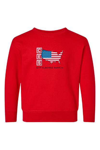 Rabbit Skins Toddler Fleece Crewneck Sweatshirt