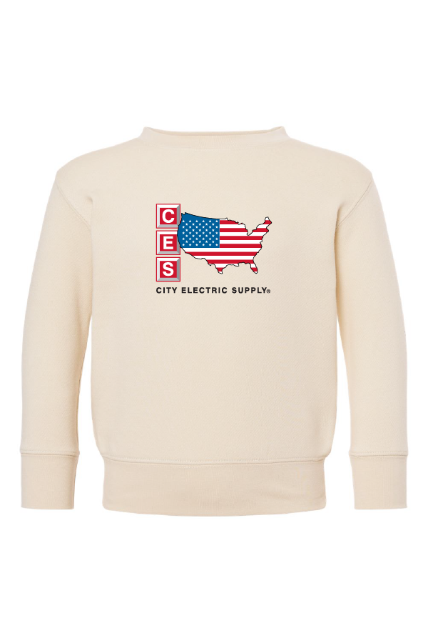 Rabbit Skins Toddler Fleece Crewneck Sweatshirt