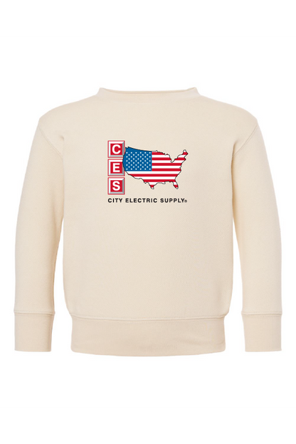 Rabbit Skins Toddler Fleece Crewneck Sweatshirt